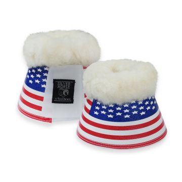 Silver Horse USA Flag Bell Boots