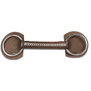 Loose Ring Leather Snaffle Semi rigid