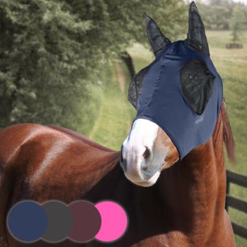 Horses Fliegenohren In Lycra mit Netz Einsatz Augen 