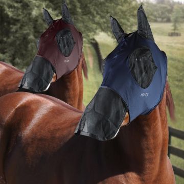 Horses Fliegenohren In Lycra mit Netz Einsatz Ohren und Schnauze 