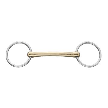 Mullen Mouth Snaffle Loose Ring 