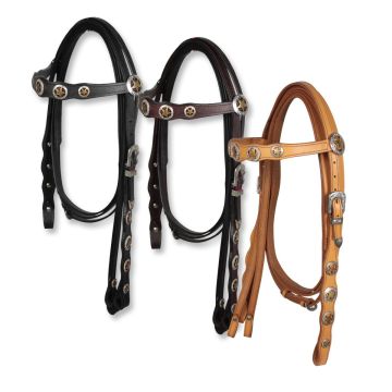 Bridle with Star Conchos