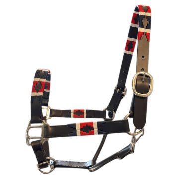Leather Halter Cover with Color Inserts