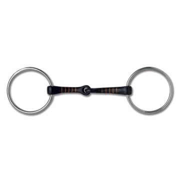 Snaffle Bit in Metal with Copper Inserts