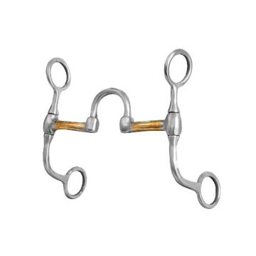 Pool's Correctional Bit  Curved and Short Shanks Copper Bars