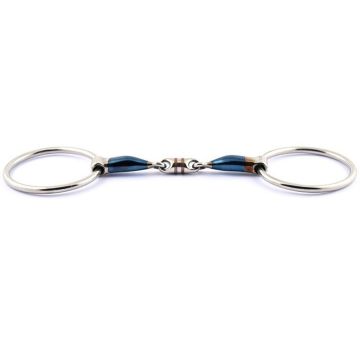 Jump'In Blue Steel Loose Ring Bit Double Jointed