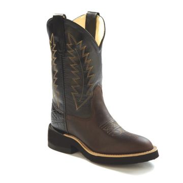 Old West Western Boots for Kids Black 