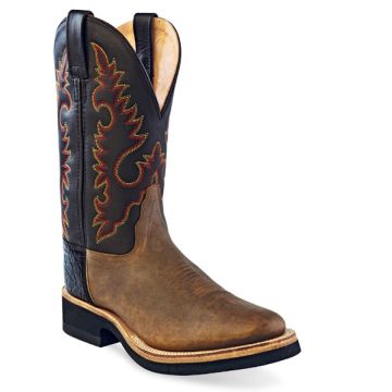 Old West Black Flame Woman's Western Boots
