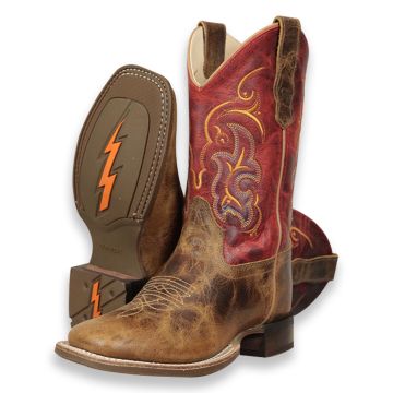 Old West Fire Youth Western Boots