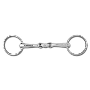 Snaffle Bit Double Jointed Solid